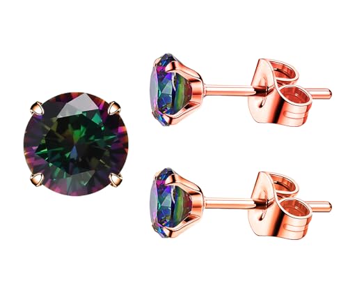 5A - Orecchini a perno in acciaio inox chirurgico 316L,