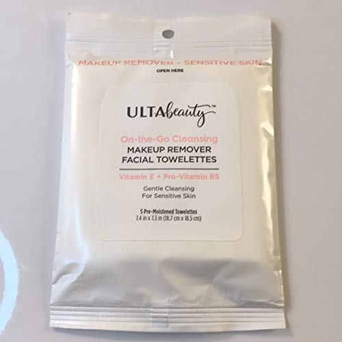 ULTA Sensitive Skin Facial Cleansing Towelettes, 5 Pack