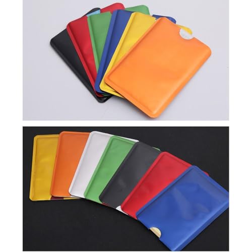 50PCS ANTI RFID Secured Wallet Blocker Reader Protection Card Holder RFID Blocking Anti-Theft Wall3