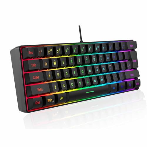 Teclado y ratón gaming USB de 6400 dpi con teclas multimedia para PC 6