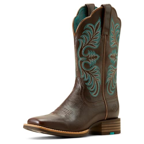 Ariat Women`s Arizona Brown Vamp Marble Brown Top Gillette Boot