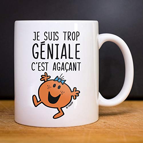 Monsieur Madame Mug Je Suis Trop Géniale C'est Agaçant - Mug céramique de qualité. Mug imprimé en France