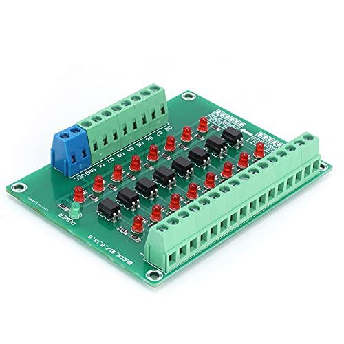 Generic Relay Module, 8 Channel Optocoupler PLC Signal for Signal Isolation for Single Chip Microcomputer, Generic7nvbugsi3z