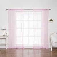 Algopix Similar Product 4 - Best Home Fashion Jacquard Sheer Lace