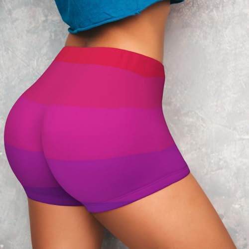 Women Girls High-Stretch Workout Shorts for Running Cycling 2025 Biker Shorts4