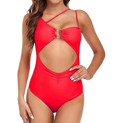 Edelqual Women's Cutout One Piece Swimsuit Cover