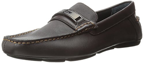 Calvin Klein Men's Mchale Diamond Leather Slip-On Loafer