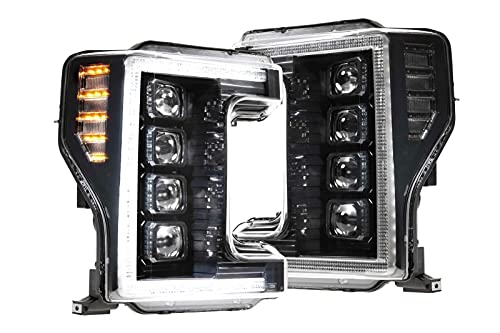 Morimoto Xb Led Headlights (White Drl), Fits 2017-2019 Ford Super Duty, Plug And Play Housing Upgrade, Dot Approved Led Assembly With Switchback Sequential Turn Signals & Uv Coated Lens (1X Lf503-Asm) #TOP2