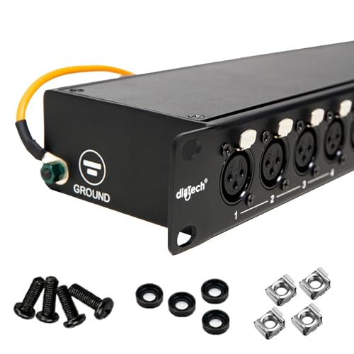 DIYTECH 16-Port XLR Patchbay
