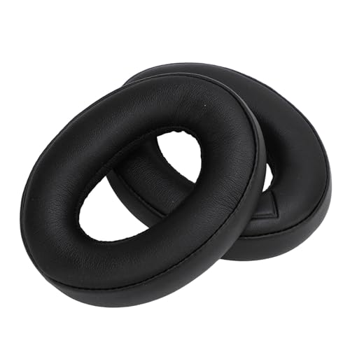 Almohadillas de Repuesto para los Oídos, 2 Piezas, Aislamiento Acústico Profesional, Cuero Proteico, Espuma Viscoelástica, Suaves y Cómodas, para Parrot ZIK 1.0