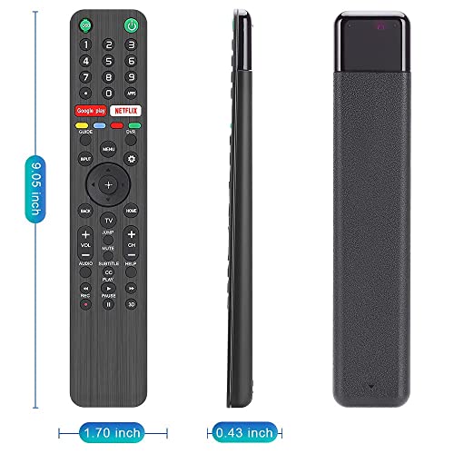 Image of EHOP Universal Replacement Remote Control SN-6 Compatible for All Sony Bravia Smart TV-HDTV 3D LCD LED OLED UHD 4K HDR TVs, with Learning Function