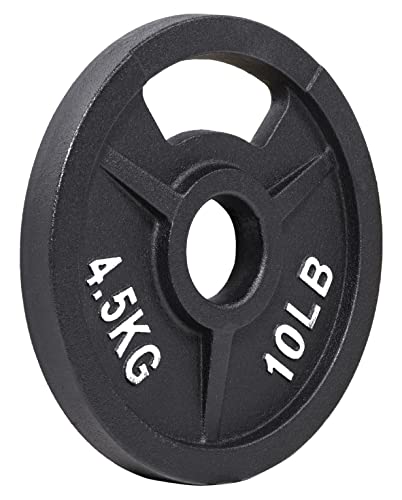 BalanceFrom Plaque de poids olympique en fonte 5,1 cm, taille olympique – Image 5