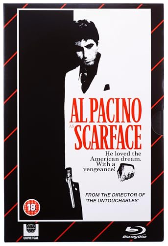 SCARFACE (BLU-RAY AND DVD) RETRO VHS STYLE PACKAGE
