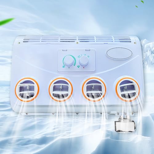 スポットクーラー 12V 24V エアコン ダクト付 ポータブル 工事不要 循環ファン 3段階スピード調整 急速冷却 熱中症 暑さ対策 アウトドア 車中泊 持ち運び 家庭用 移動式 クーラー エアコン 冷房 キャンプ 車載用 クーラー(12V)