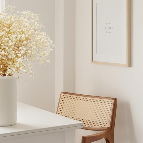 TooGet White Dried Flowers Dried Babys Breath Flowrs Bouquet Natural Gypsophila Branches for Home Decor, Wedding, Table Decor, DIY Wreath Floral, Dry Flowers Bulk for Vase - Image 4