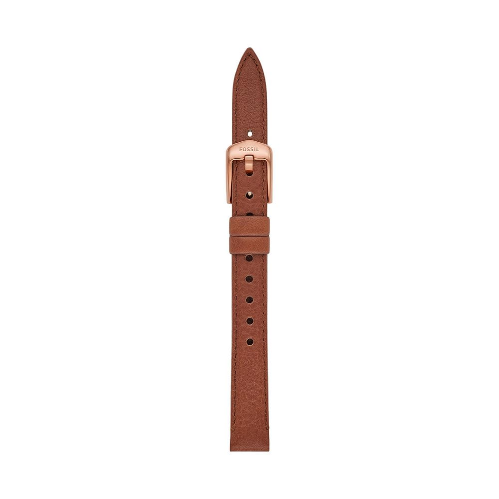 Fossil Donna 12 mm Cinturino in pelle o acciaio inossidabile