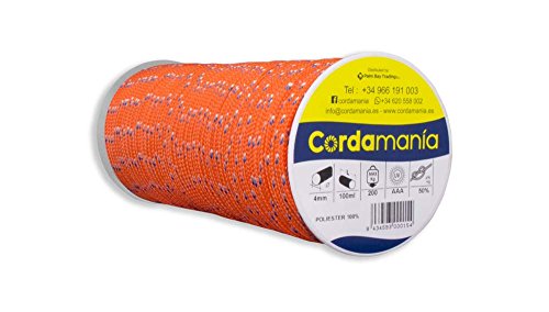 Cordamanía CMDE07CGGZ Cuerda, Naranja, 4 mm Cover