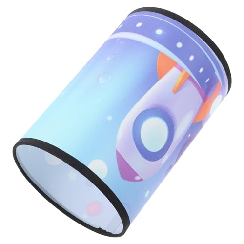 OSALADI Lámpara Infantil Cartoon Espacial Pantalla Mesa con Diseño Animado Sombreado Suave para Dormitorio Regalo Cumpleaños Niña y Decorativa