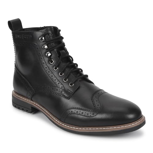 Royal Enfield Mens Formal Brogue Boots Black Sneaker-10 Kids UK (SOA230010BLACK) (B0CKZ7CNL6) Amazon Price History, Amazon Price Tracker