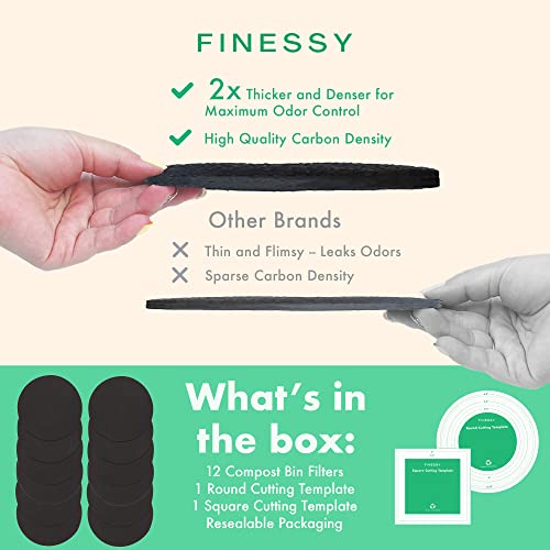 FINESSY-Compost-Bin-Kitchen-Compost-Bin-Countertop-Compost-Bin-for-Kitchen-1-Gallon-Compost-Bucket-for-Kitchen-Indoor-Compost-Bin-Counter-Compost-Bin-with-Lid-Food-Composter-Kitchen-Counter-Tabl