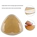 SERMICLE Self-Adhesive Bra Pads inserts, Removeable Silicone Triangle Push Up Pads (Beige, One fit all)