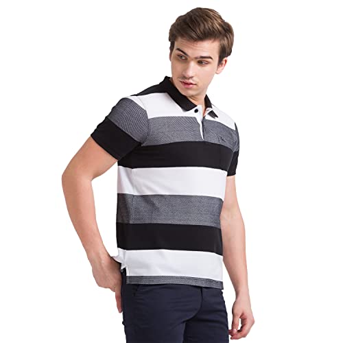 Image of Parx Cotton Black T-Shirt for Men