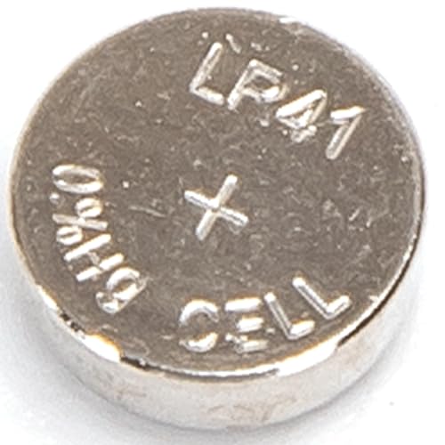 Pila de botón 1.5 V AG3 LR41, Pack de 4 Unidades, Ideal para Dispositivos pequeños como Relojes, Juguetes y calculadoras.