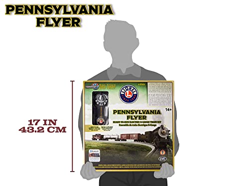 Lionel Pennsylvania Flyer Electric O Gauge Bluetooth 5.0 Train Set with Remote