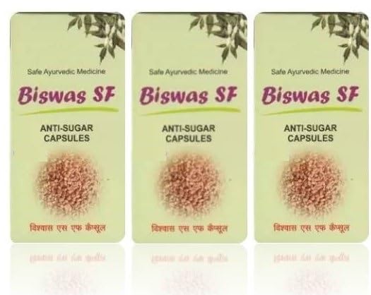 Biswas sf Capsule pack of 3 (50+50+50) Capsule Original (B0D5H14N32) Amazon Price History, Amazon Price Tracker