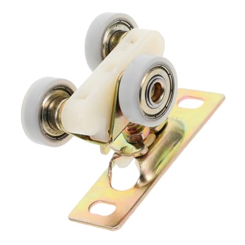 Gatuida 衛生間用ガラス引き戸滑車 静音スライドドアローラー交換部品 モダンデザイン省スペース浴室吊り引き戸車輪