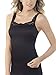 Vassarette Women's Microfiber Camisole 17072, Black Sable, Small