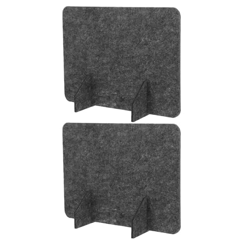 GATHINESS Separadores de Mesa de Fieltro 2pcs para Oficina y Comedor, división versátil de Espacios Que Mejora la eficiencia de Aprendizaje, Montaje sin taladrar