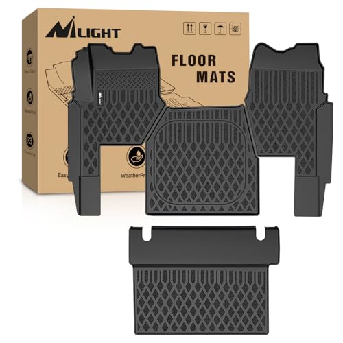 Image of Nilight Floor Mats for Mack Anthem 2018 2019 2020 2021 2022 2023 2024 2025 | All Weather Custom Fit Heavy Duty Floor Liners