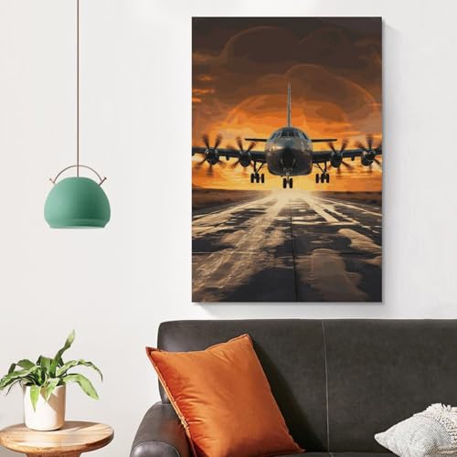 Tableau avion militaire : la solution pour personnaliser un mur de chambre vide - 4