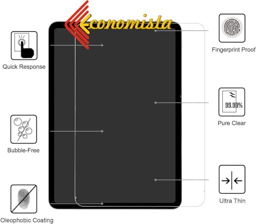 Image of Economista Drive In Luxury With 9H Hardness Car Screen Protector! Scratch & Water Resistant For Premium Protection! Specifically Tailored For Your Toyota Glanza V (Top Variant, 9 Inch) (Matte)