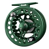 Large Arbor Fly Fishing Reel (3/5, 5/6, 7/8wt), Fly Reel Precision Die Cast from Aluminum Alloy.