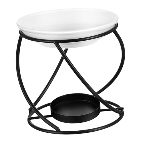 HAMPPLIES Bruciatore Per Oli Essenziali in Diffusore Scaldacera Per Candele Da Tè Per Aromaterapia e Decorazioni Per Camera Da