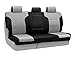 Coverking Custom Fit Rear 60/40 Bench Seat Cover for Select Volvo S40 Models - Neosupreme (Gray with Black Sides)