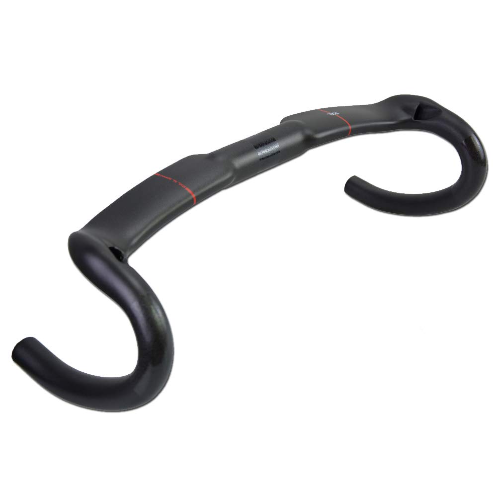 自転車　軽量　一体型　OROME ドロップハンドル　カーボン　380-100mm Amazon.co.jp: ロードバイクハンドルバー 380 ミリメートル幅超