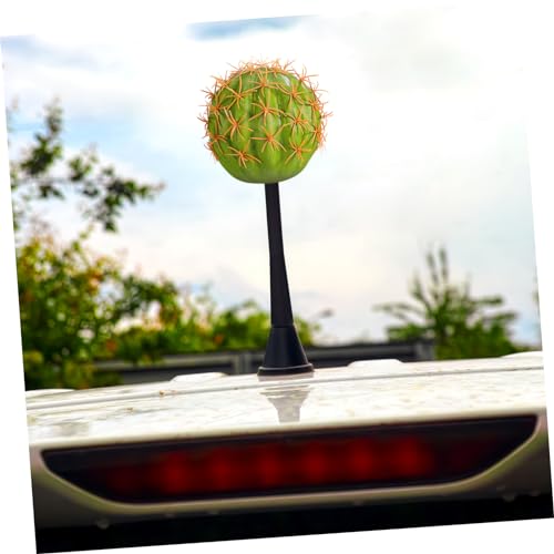 Antena de coche en forma de cactus de espuma y diseño impermeable duradero 3