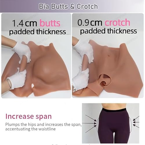 Silicone Panty Hip Enhancer Shaper Open Control Butt Pants Fake Buttock Underwear for Drag Queen Crossdresser4