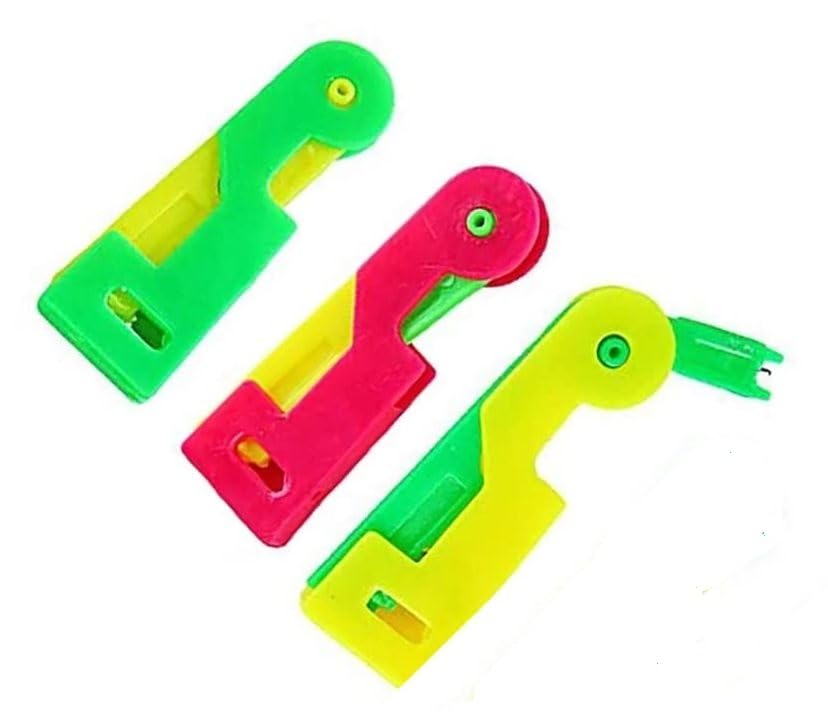 On Blow Automatic Plastic Needle Threader Thread Guide Needle Device Just Press and Insert Thread Multicolor (Pack of 3)