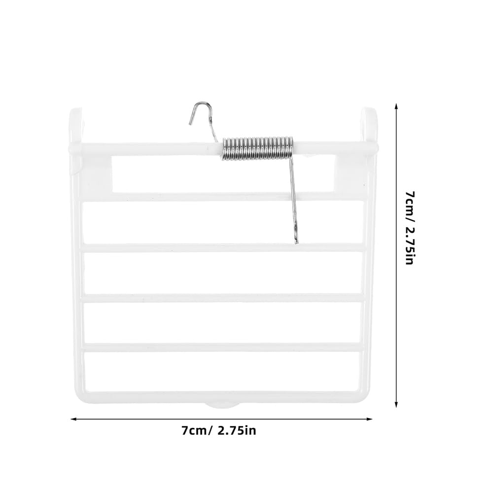 Toddmomy Porta a Molla per Gabbia Uccelli Accessorio di Sostituzione in Plastica 2 Pezzi per Sportello Gabbia Uccelli Piccioni Pappagalli Facile Installazione Sicurezza