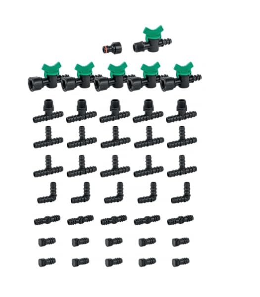 KIT DI ACCESSORI PER ALA GOCCIOLANTE PER IMPIANTO DI IRRIGAZIONE A