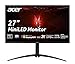 Produktbild acer Nitro XV275UP3 Gaming Monitor 27 Zoll (69 cm Bildschirm) WQHD, 170Hz DP, 144Hz HDMI, 2ms (GTG), 2xHDMI 2.0, DP 1.2, höhenverstellbar, drehbar, DP/HDMI FreeSync Premium, Schwarz