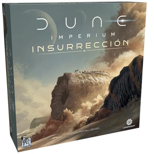 Dire Wolf Digital | Dune Imperium: Insurrección | Juego de Mesa de Estrategia | Juego de Mesa | A Partir de 13 Años | De 1 a 4 Jugadores | 1-2 Horas por Partida | Español | Ya disponible en tu tienda friki favorita! En mundofriki.es!