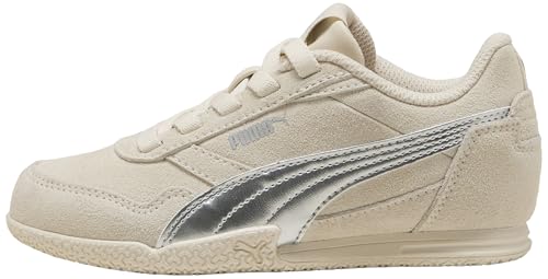 Baskets enfant PUMA Bella Donna SD Metallic coloris argent pointure 34 pour fille et garçon