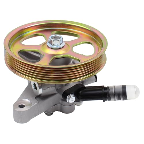 MOTOKU Power Steering Pump with Pulley Assembly for Honda Pilot 2005-2008 Odyssey 2005-2010 Accord 2006-2007 for Acura MDX 2003-2013 Power Assist Pump