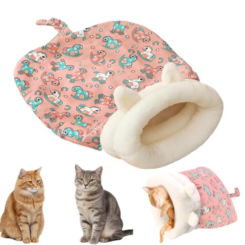 Cozy Pet Nest for Cats and Dogs - Winter Sleeping