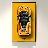 WETCEAOM Display Wallboard for Lego Technic McLaren P1 1:8 42172, Compatible with Lego P1 McLaren, Gift Ideas for Car Wall Mount Display Enthusiast, Only Wallboard! Size:19.7X 31.5in